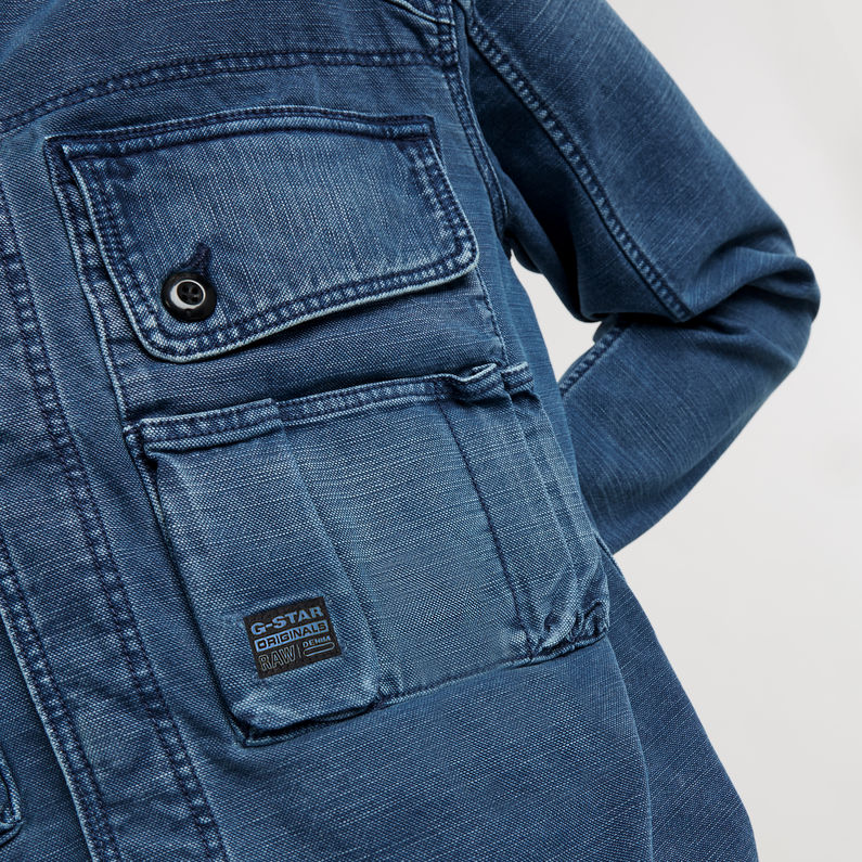 G-STAR Outlet Utility Overshirt Medium blue