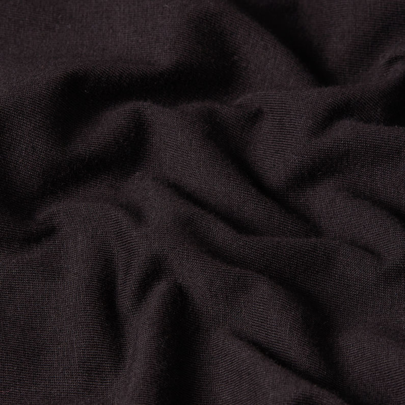 G-STAR Outlet Chest Logo Optic Slim Top Black