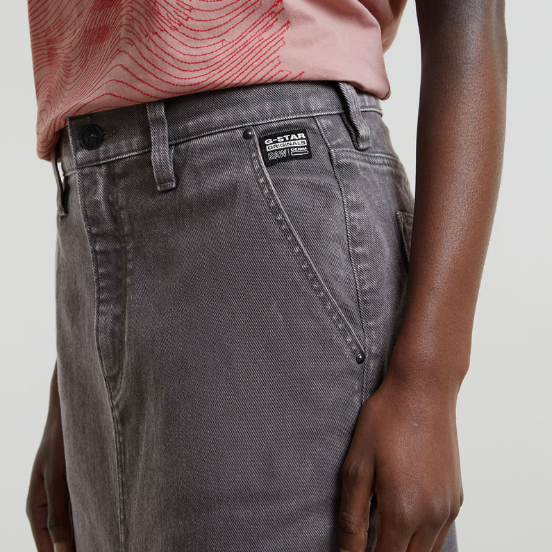 G-STAR Outlet Midi Pencil Skirt Grey