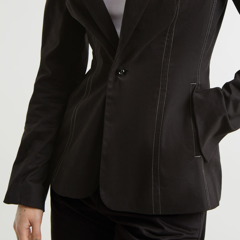 G-STAR Outlet Classic Fitted Blazer Black