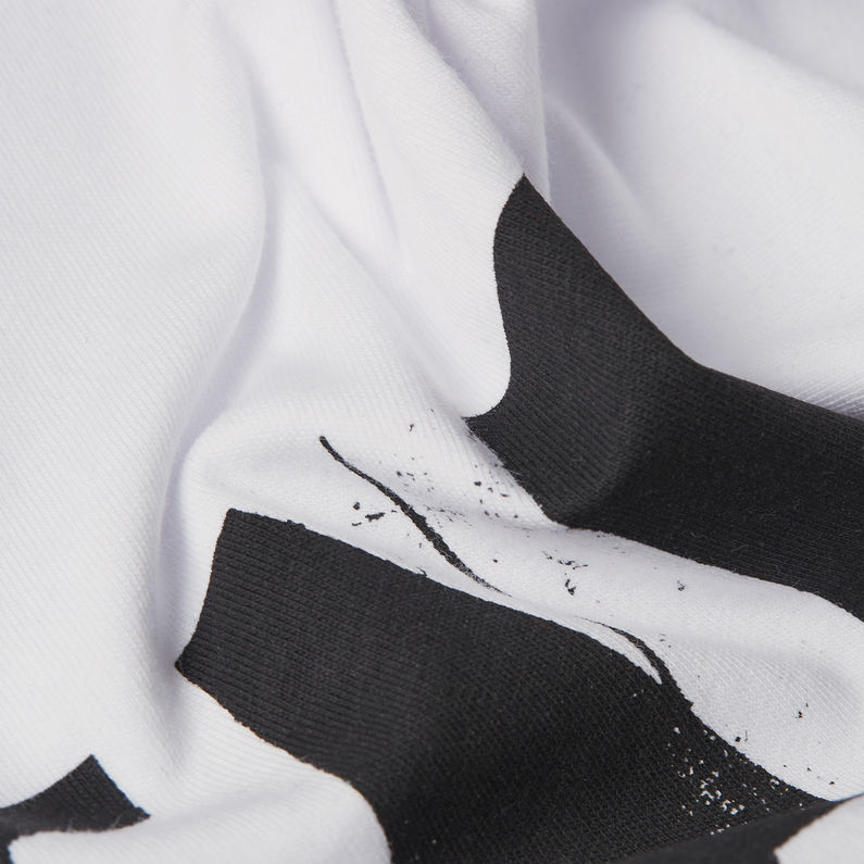 G-STAR Outlet Underground Graphic T-Shirt White