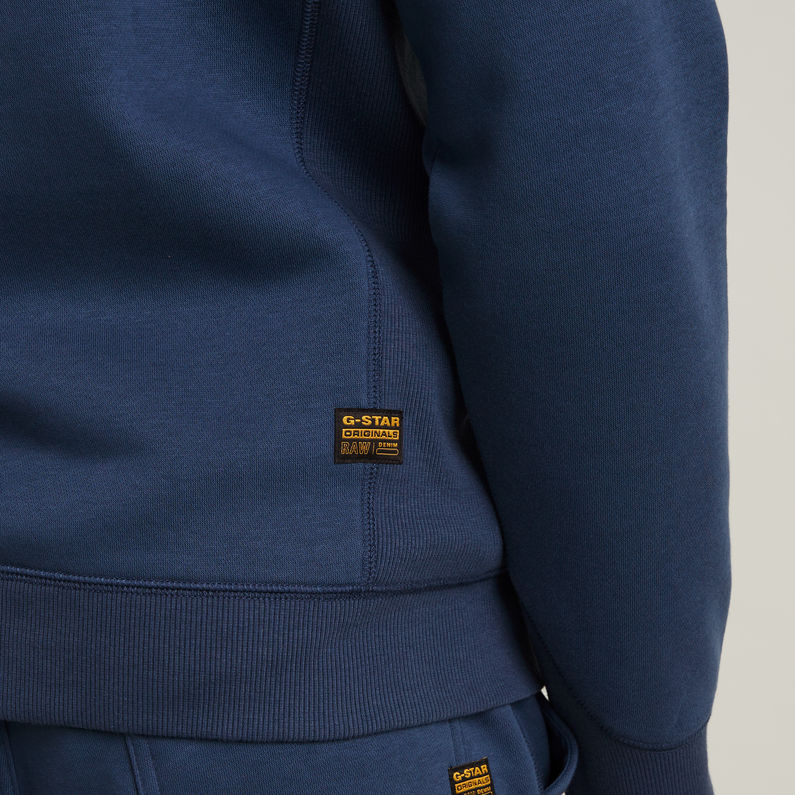 G-STAR Outlet Premium Core Hooded Sweater Medium blue