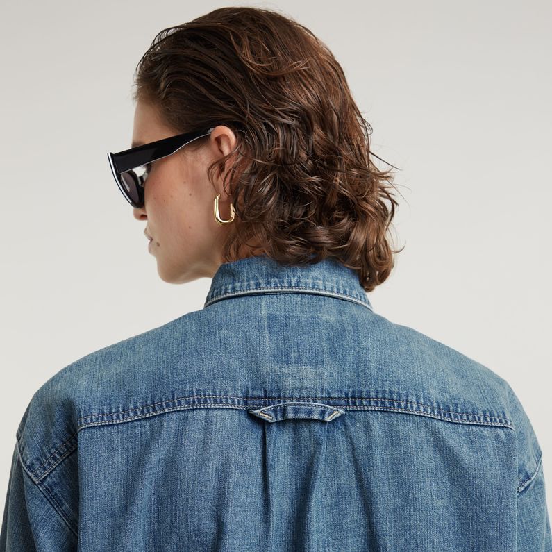 G-STAR Outlet Relaxed Overshirt Medium blue