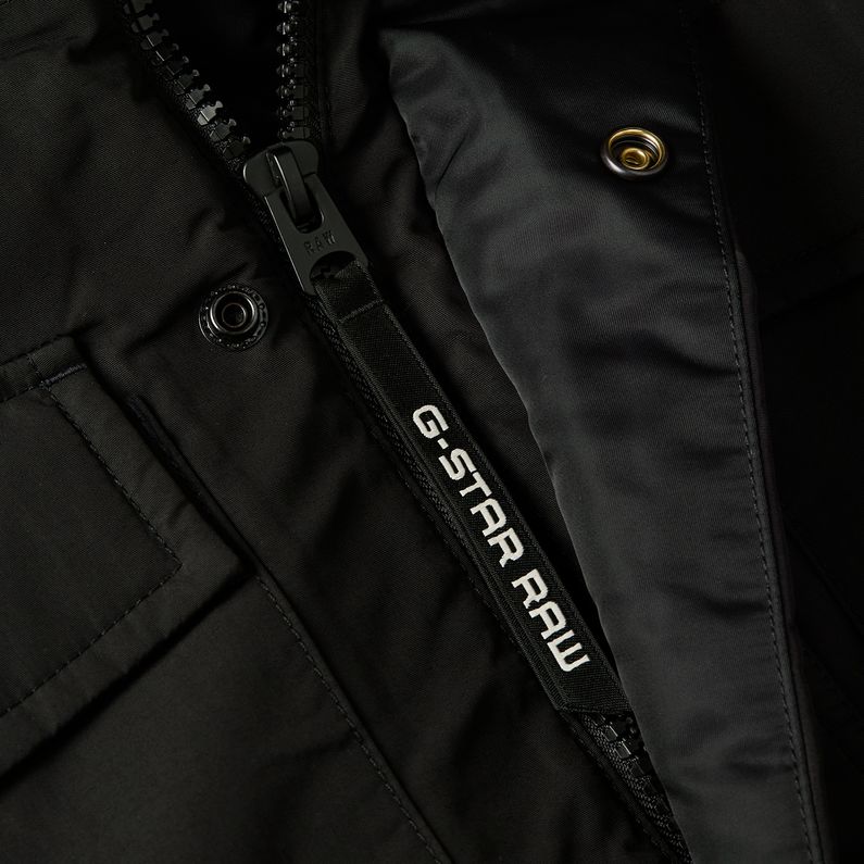 G-STAR Outlet Vodan Padded Hooded Parka Black
