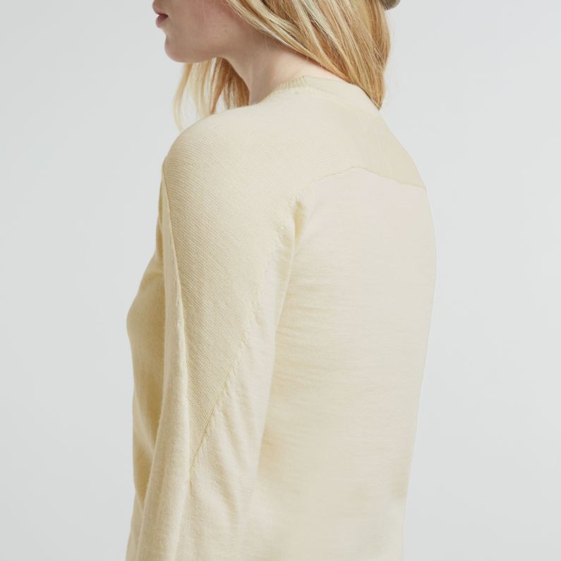 G-STAR Outlet Core Knitted Sweater White