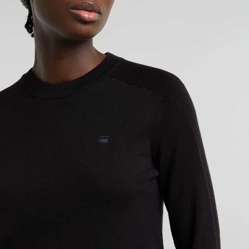 G-STAR Outlet Core Knitted Sweater Black