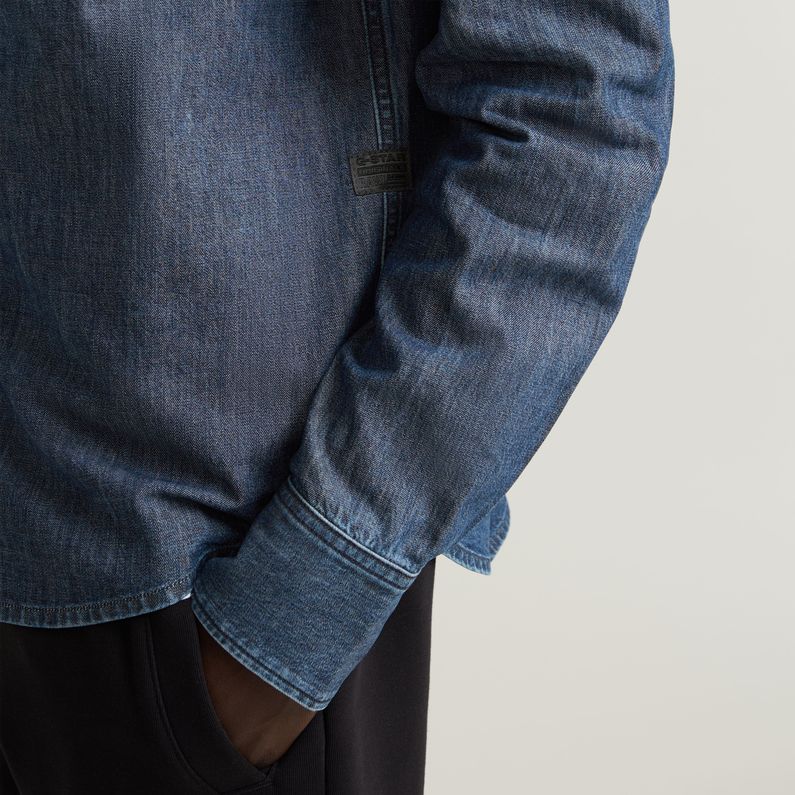 G-STAR Outlet Regular Denim Shirt Dark blue