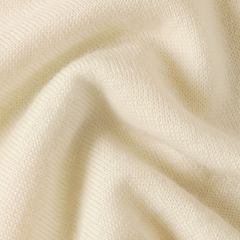 G-STAR Outlet Jersey Core Slim Turtle Neck Knitted Blanco