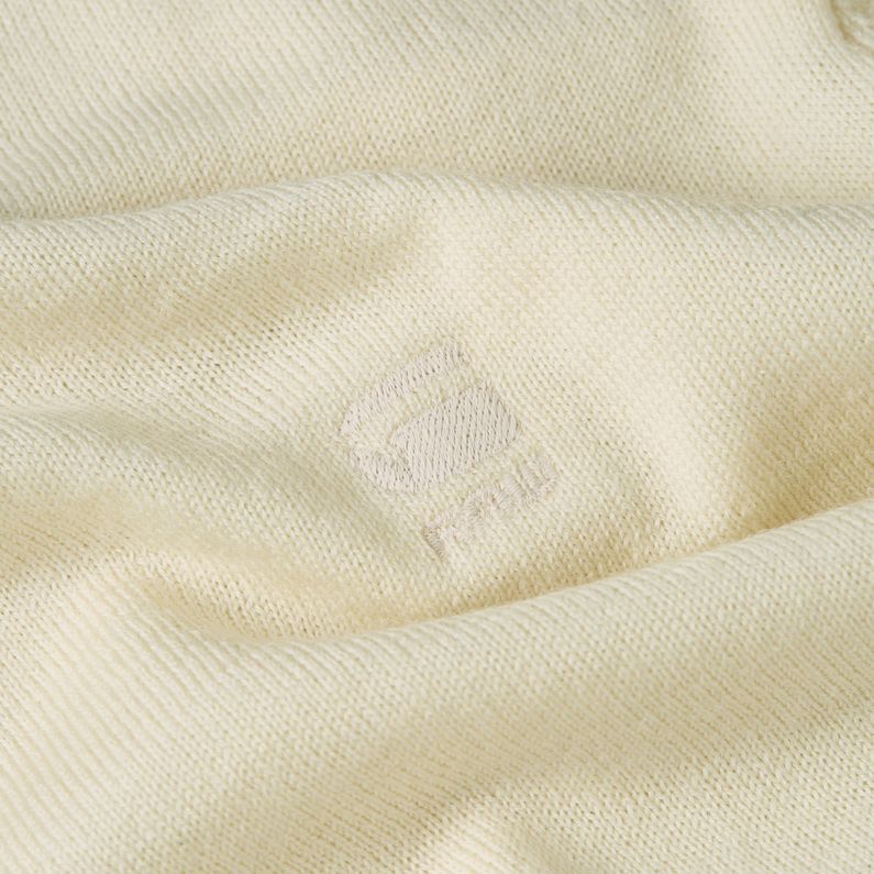 G-STAR Outlet Core Knitted Sweater White