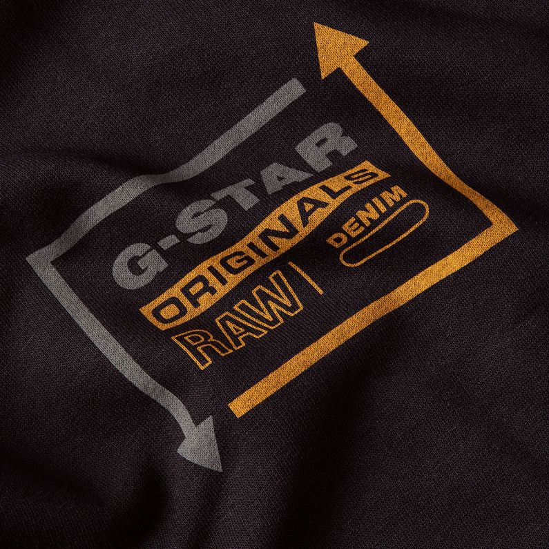 G-STAR Outlet Originals Catch Hoodie Black