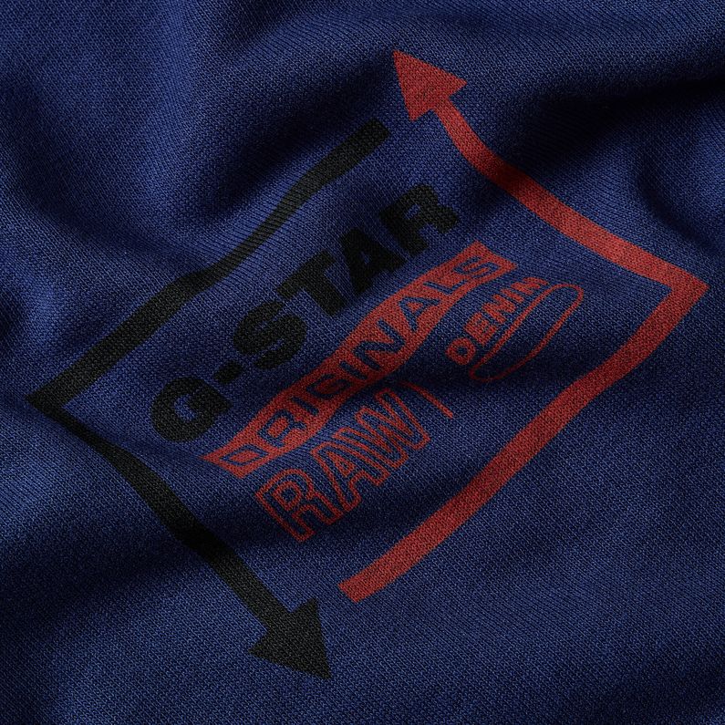 G-STAR Outlet Originals Catch Hoodie Dark blue