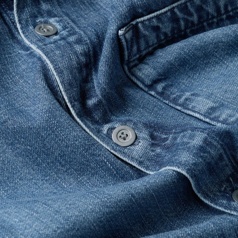 G-STAR Outlet Modular Shirt Dress Medium blue