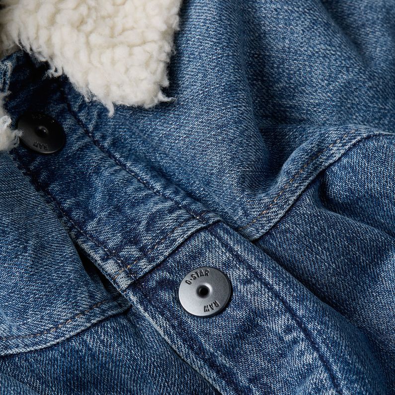 G-STAR Outlet Drifter Sherpa Jacket Medium blue