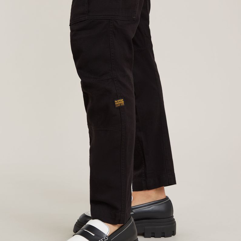 G-STAR Outlet Zip Cargo Pants 3D Tapered Black