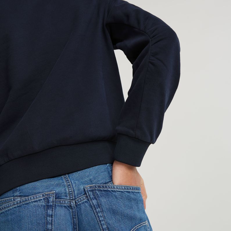 G-STAR Outlet Sleeve Construction Sweater Dark blue