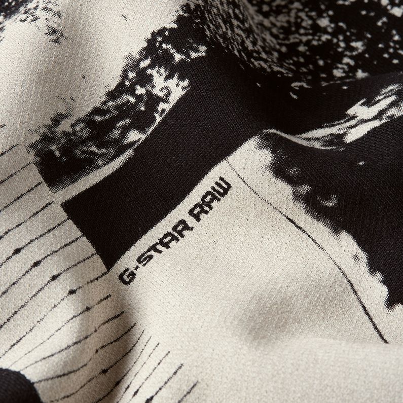 G-STAR Outlet Scene Graphic Hoodie Dress Black