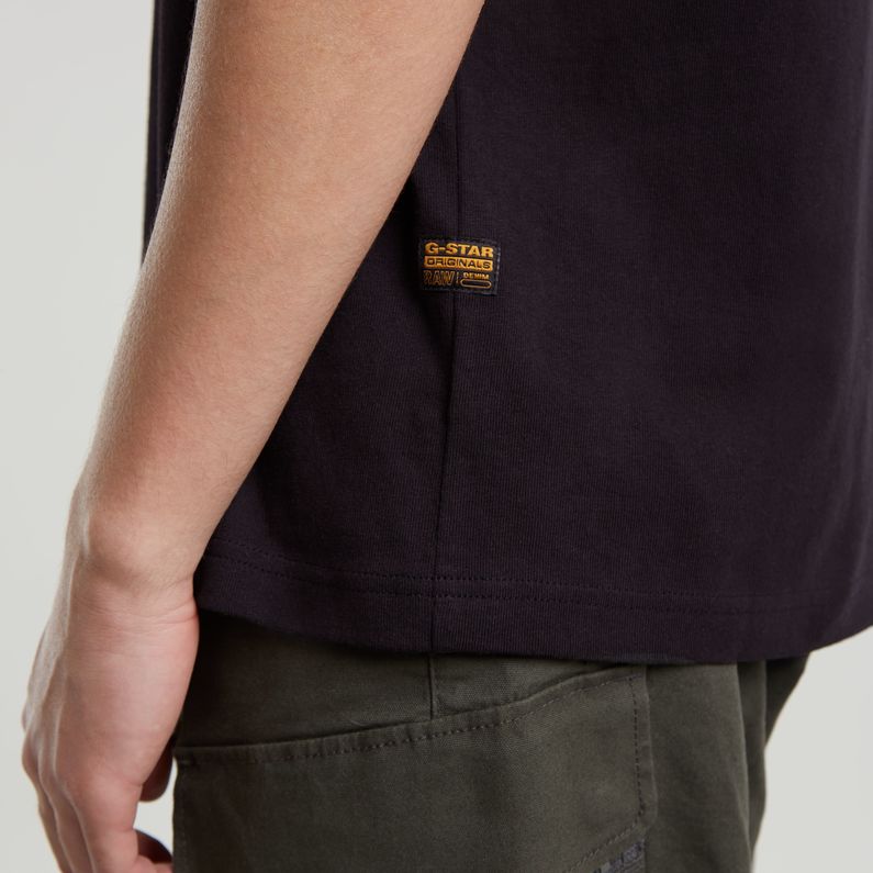 G-STAR Outlet Embro Print T-Shirt Black