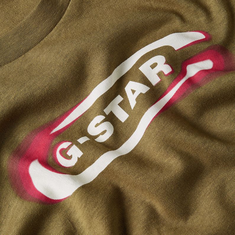G-STAR Outlet Old Skool Logo Top Green