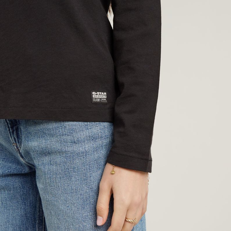 G-STAR Outlet Front Seam Top Black