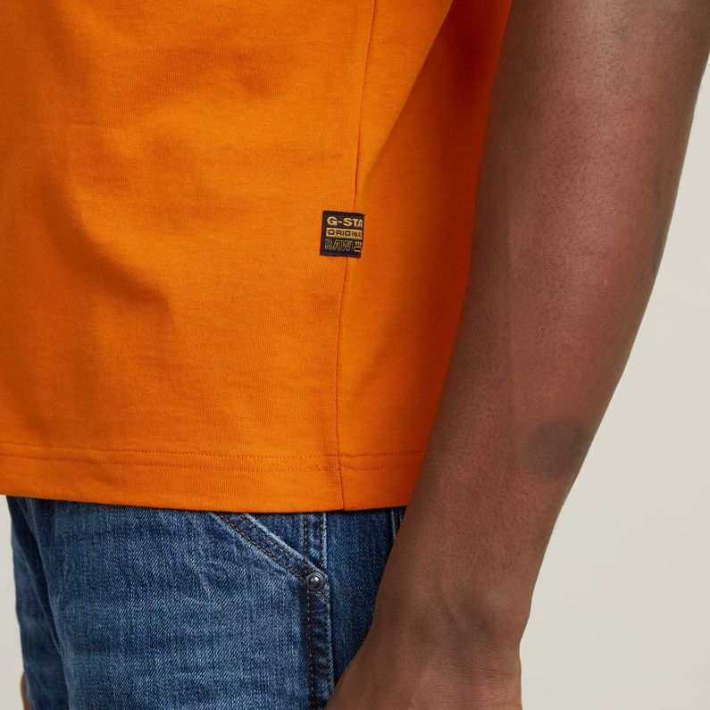 G-STAR Outlet Center Chest Boxy T-Shirt Orange