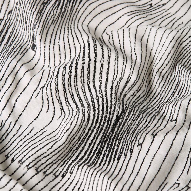 G-STAR Outlet Faux Embro Loose Top White