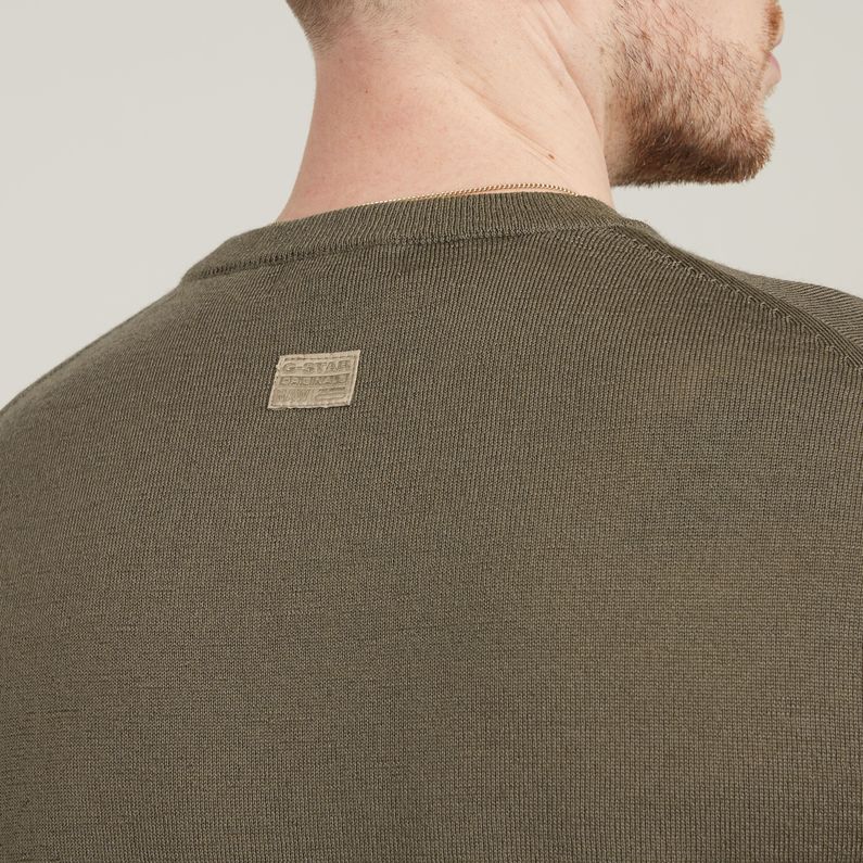 G-STAR Outlet Premium Core Knitted Sweater Brown