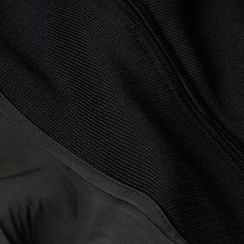 G-STAR Outlet Cazadora De Aviador Engineered Mix Knitted Negro