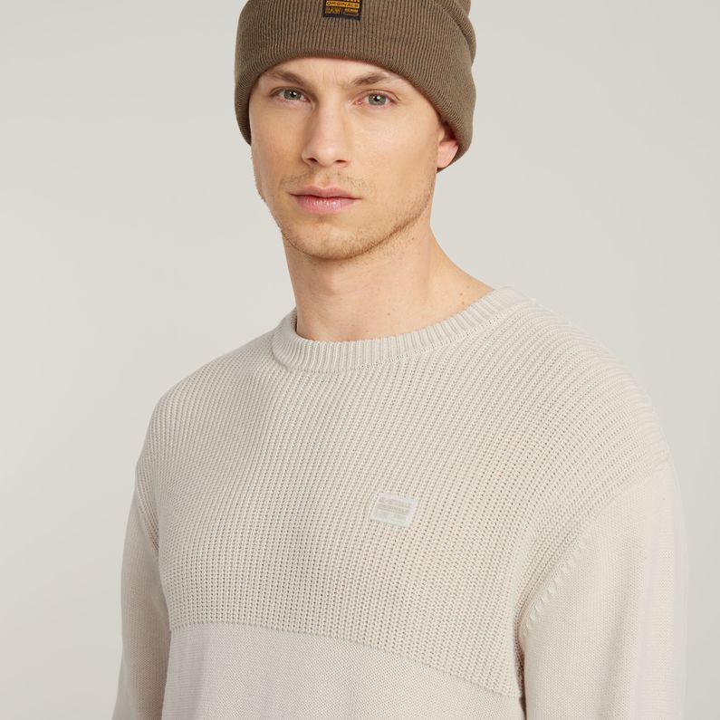 G-STAR Outlet Fisherman Knit White