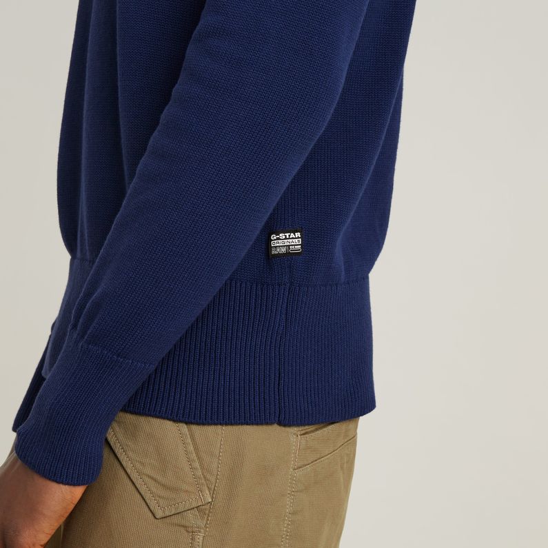 G-STAR Outlet Knitted Sweater Fisherman Dark blue