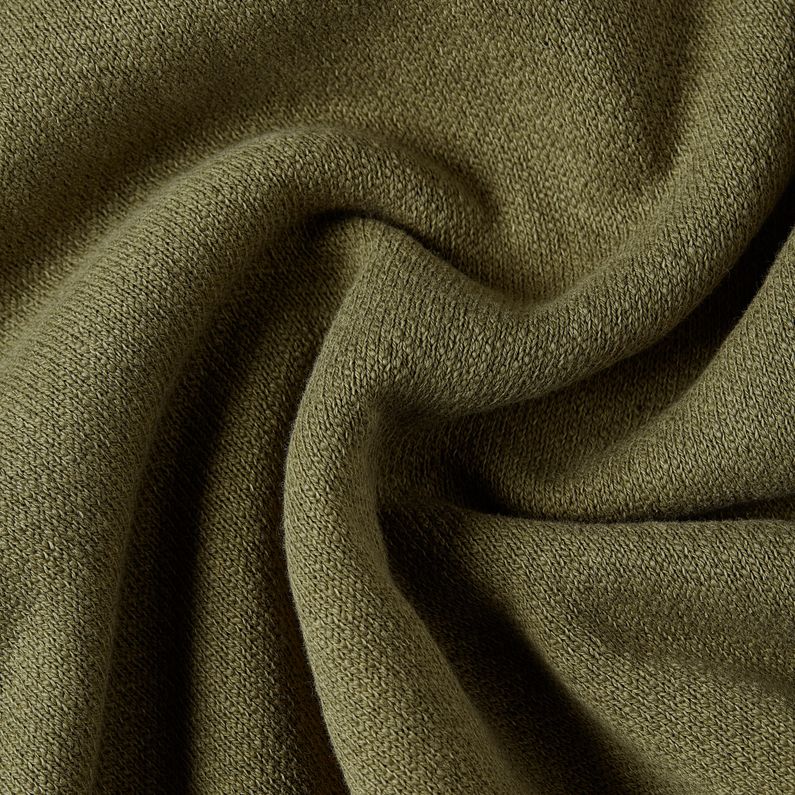 G-STAR Outlet Destroyed G Logo Washed Sweater Green