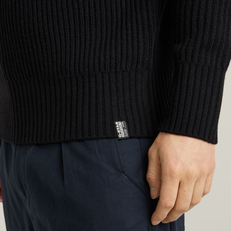 G-STAR Outlet Essential Knitted Sweater Black