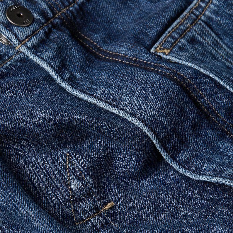 G-STAR Outlet Peto Straight Leg Zip Azul oscuro