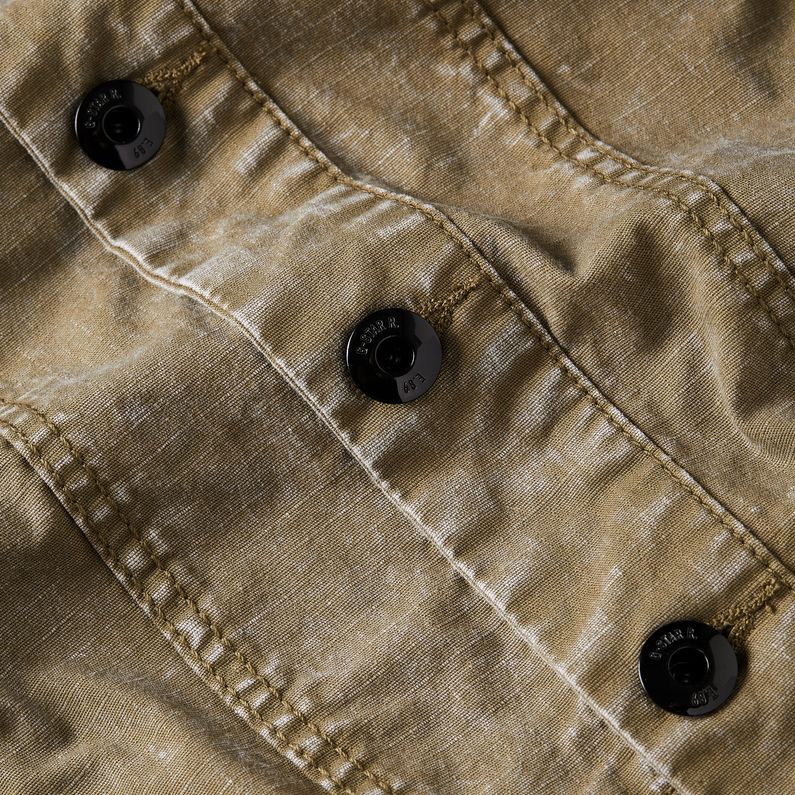 G-STAR Outlet Vestido Button Through Verde