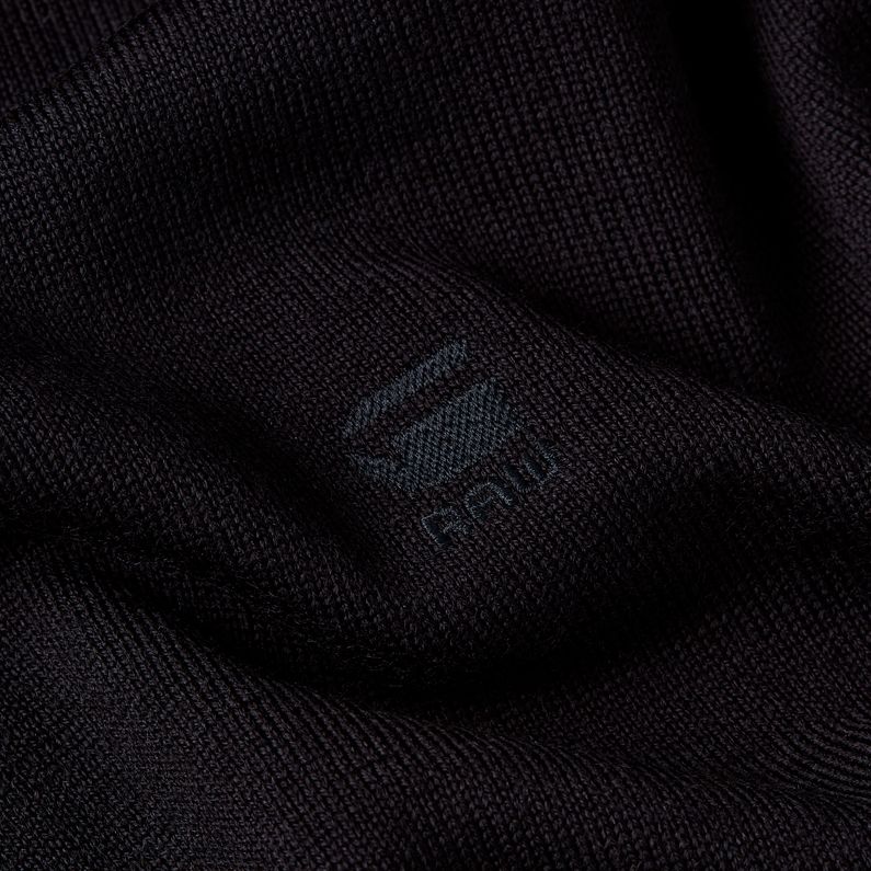 G-STAR Outlet Premium Core Turtle Neck Knitted Sweater Black