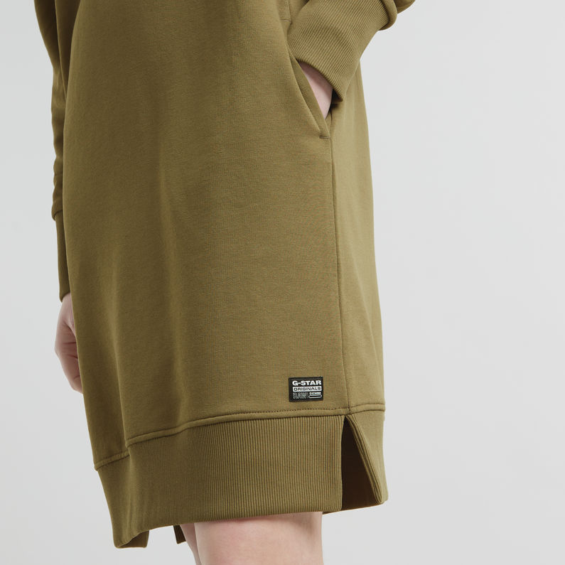 G-STAR Outlet Chroma Graphic Sweater Dress Green