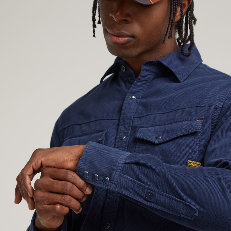 G-STAR Outlet Dakota Slim Shirt Medium blue