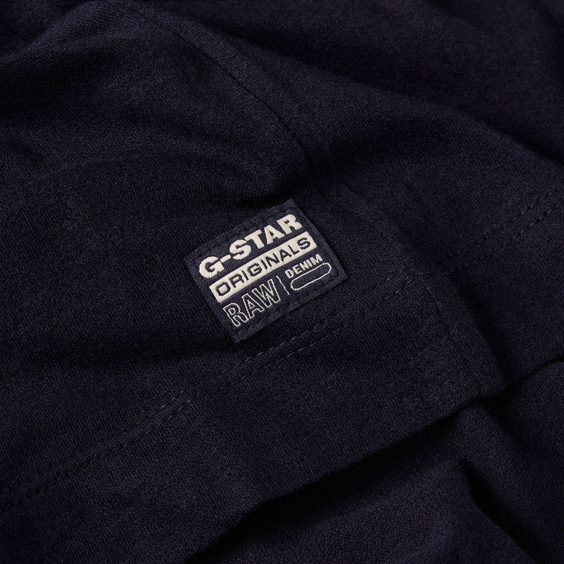 G-STAR Outlet Ribbed Shoulder Panels Slim Top Dark blue