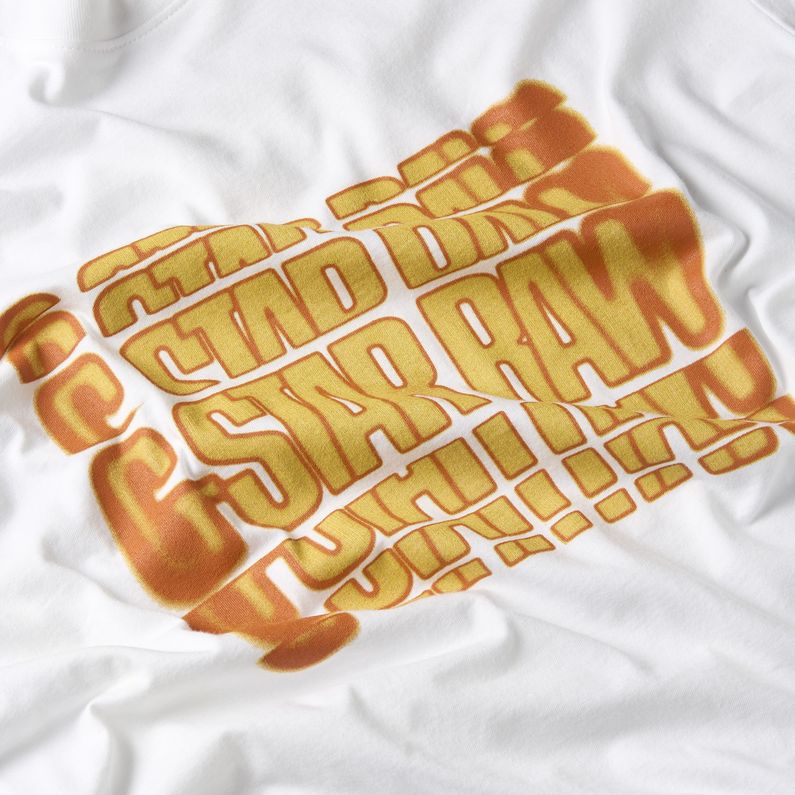 G-STAR Outlet Gradient Graphic T-Shirt White