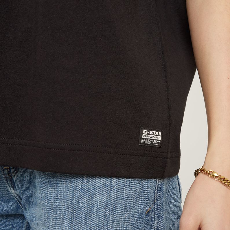 G-STAR Outlet G-Badge Loose Top Black