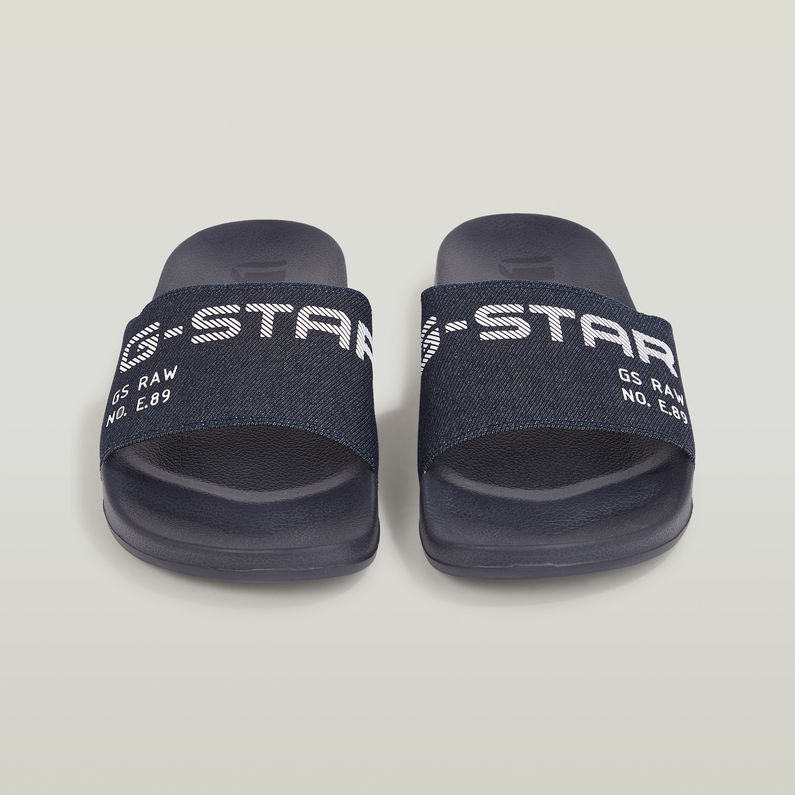 G-STAR Outlet Cart V Denim Slides Dark blue