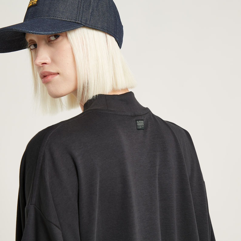 G-STAR Outlet Moto Logo XXL Mock Top Grey