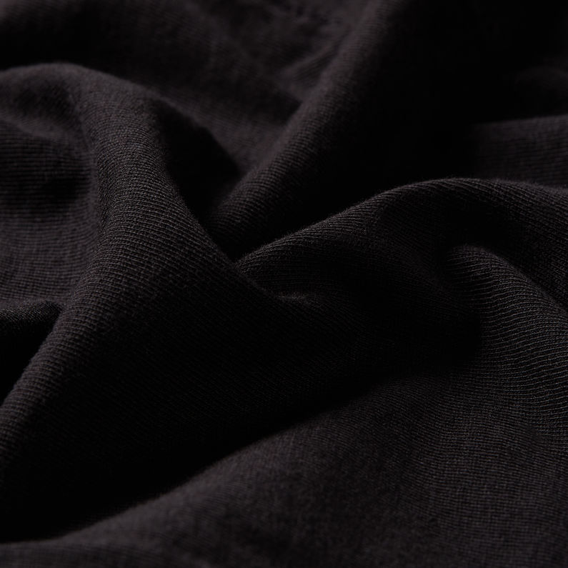 G-STAR Outlet Rolled Up Sleeve Boyfriend Top Black