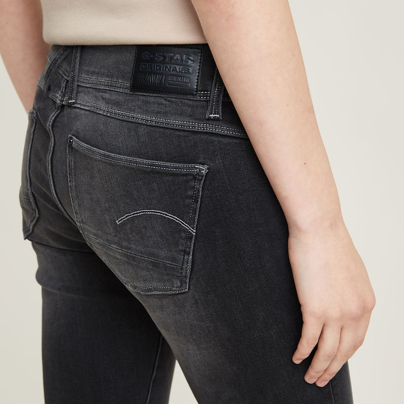 G-STAR Outlet Lynn Mid Skinny Jeans Black