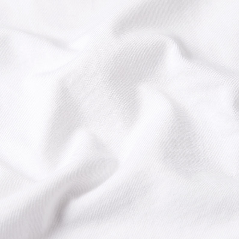 G-STAR Outlet Camiseta Embro G-Script Logo Blanco
