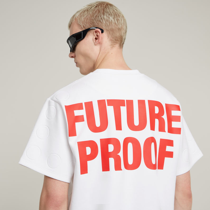 G-STAR Outlet Camiseta Unisex WVB Boxy Blanco