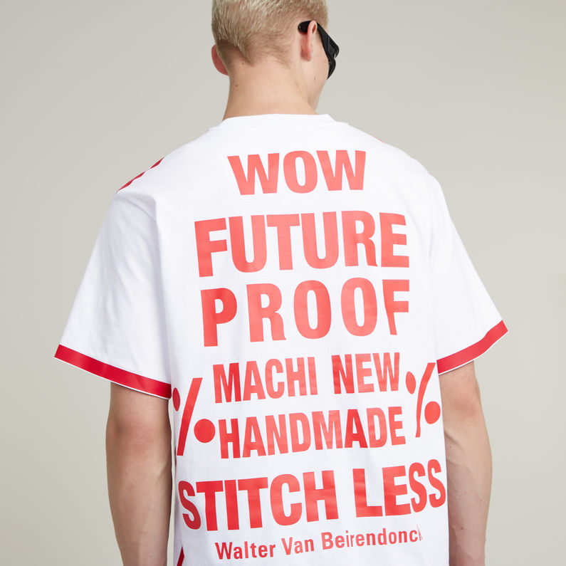 G-STAR Outlet Camiseta Unisex WVB Boxy Blanco