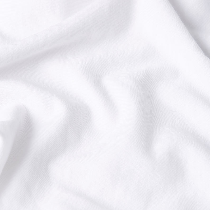 G-STAR Outlet Front Seam Top White