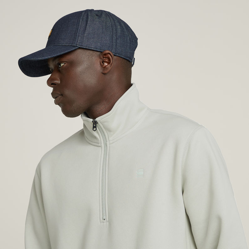 G-STAR Outlet Sudadera Premium Core Half Zip Gris