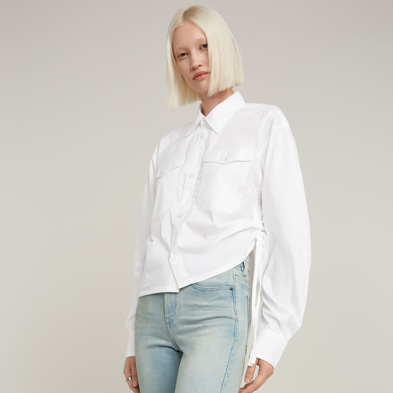 G-STAR Outlet Boxy Shirt White
