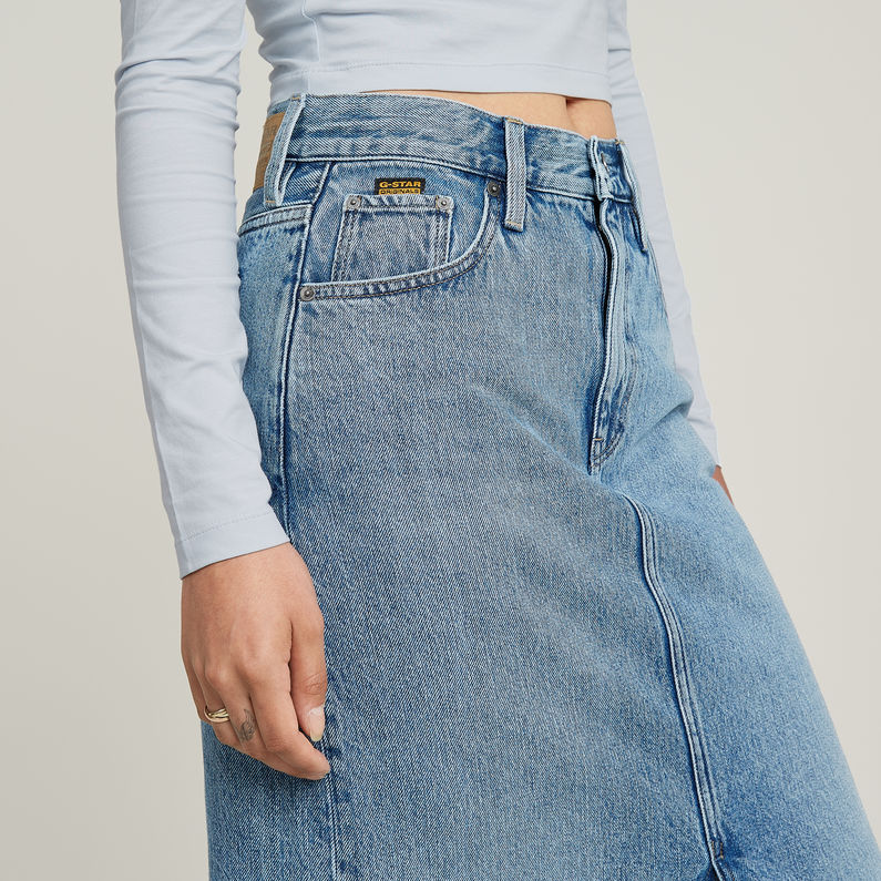 G-STAR Outlet Viktoria Long Skirt Medium blue